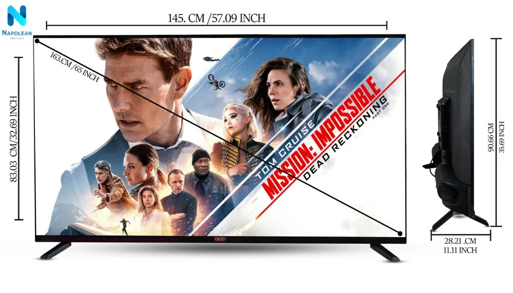 65 inch Napolean QLED Smart TV
